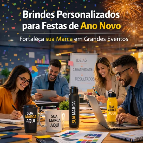 Brindes Personalizados para Festas de Ano Novo: Como Fortalecer sua Marca em Grandes Eventos